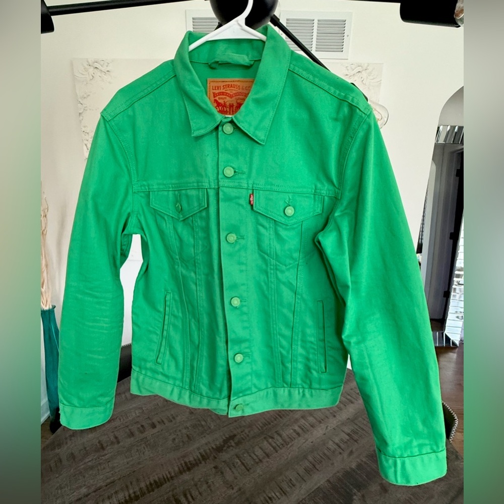 Levi's Bright Green Jacket/LIMITED EDITION